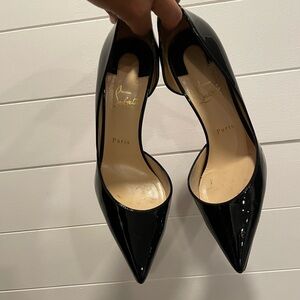 Iriza 100mm in patent black size 41